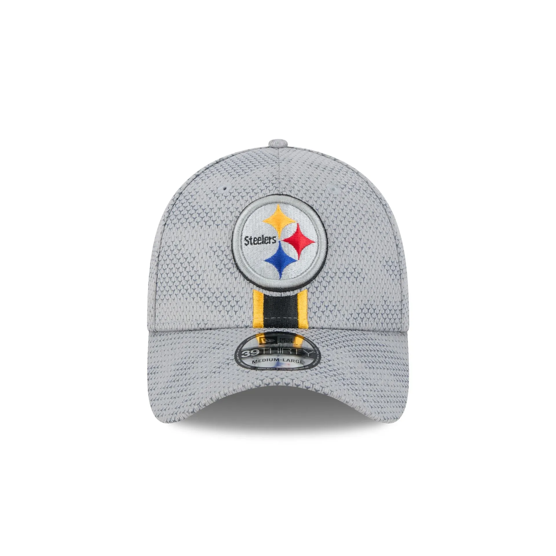 Pittsburgh Steelers 2024 Sideline Gray 39THIRTY Stretch Fit Hat sold by New Era product image thumbnail 2