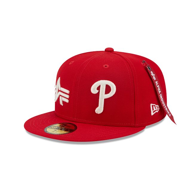 Alpha Industries X Philadelphia Phillies Dual Logo 59FIFTY Fitted Hat sold by New Era