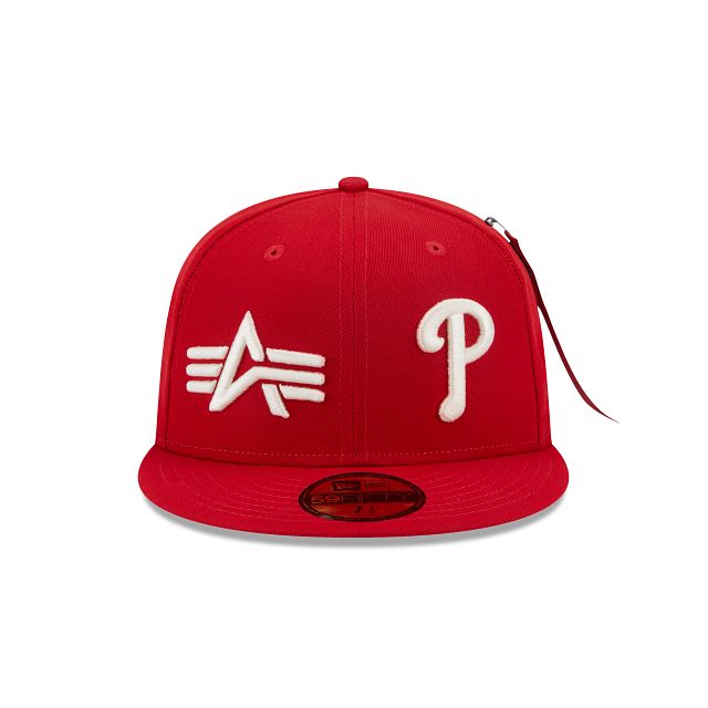 Alpha Industries X Philadelphia Phillies Dual Logo 59FIFTY Fitted Hat sold by New Era product image thumbnail 2