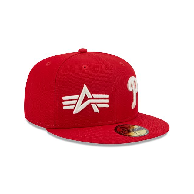 Alpha Industries X Philadelphia Phillies Dual Logo 59FIFTY Fitted Hat sold by New Era product image thumbnail 3