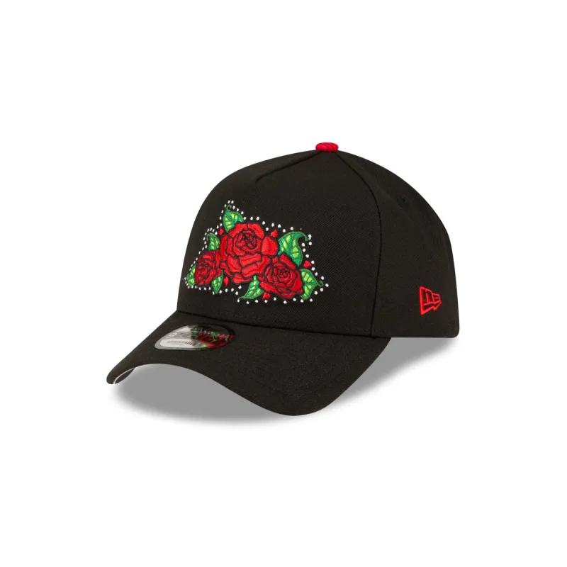 Day of the Dead Roses 9FORTY A-Frame Snapback Hat sold by New Era