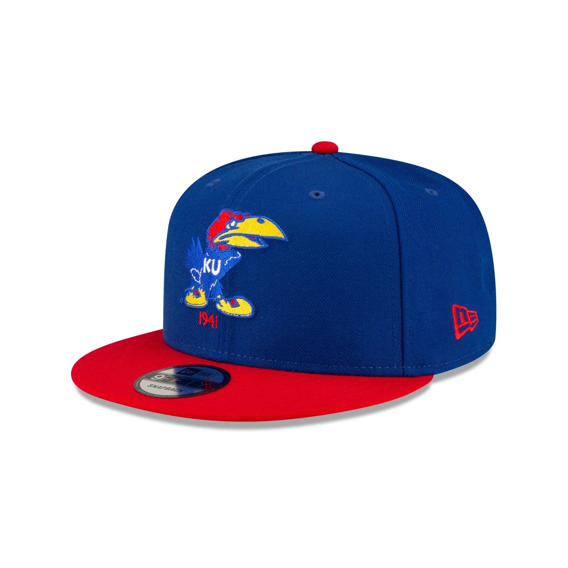 Kansas Jayhawks College Vault Blue 9FIFTY Snapback Hat sold by New Era