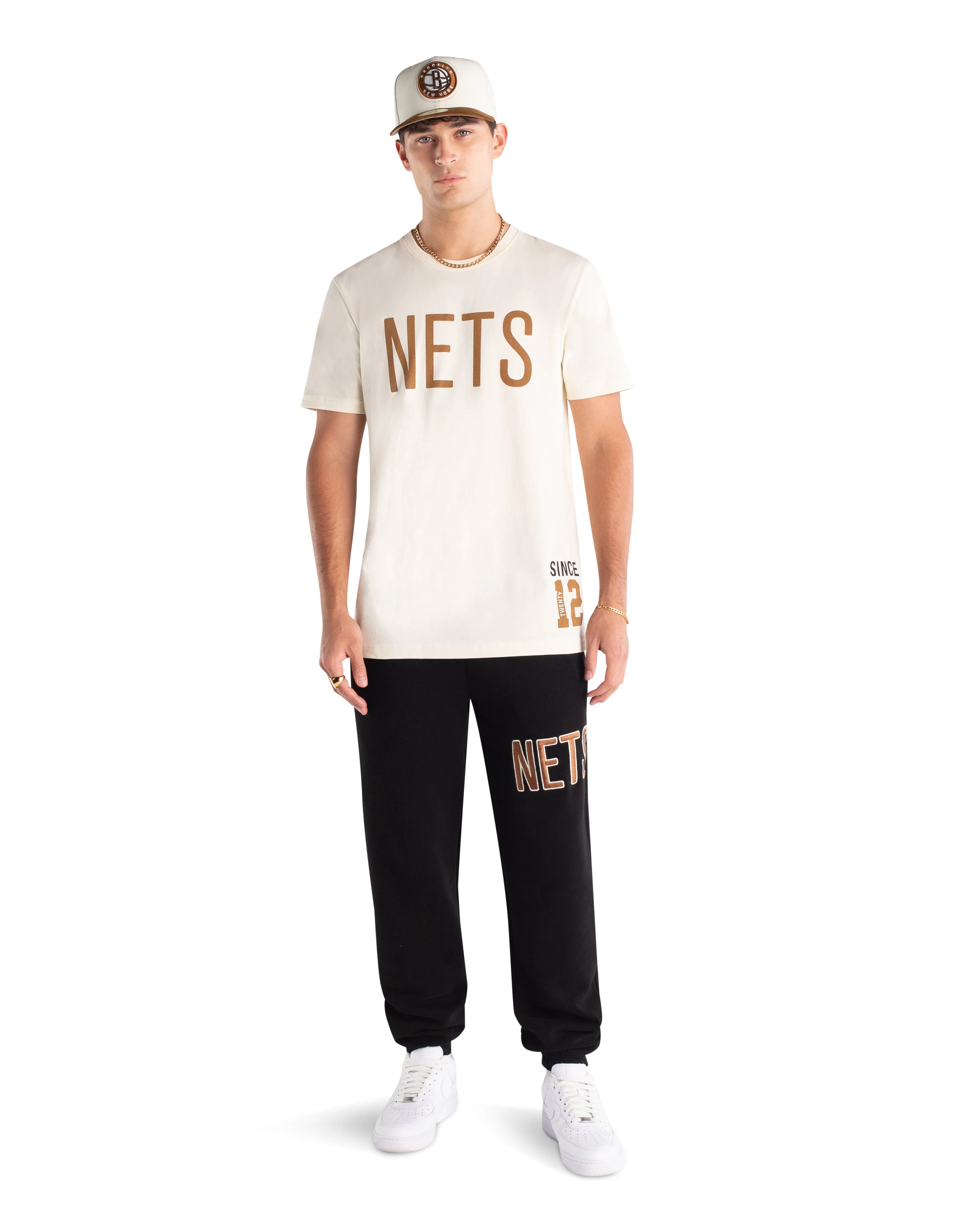 Brooklyn Nets Cord White T-Shirt sold by New Era product image thumbnail 5