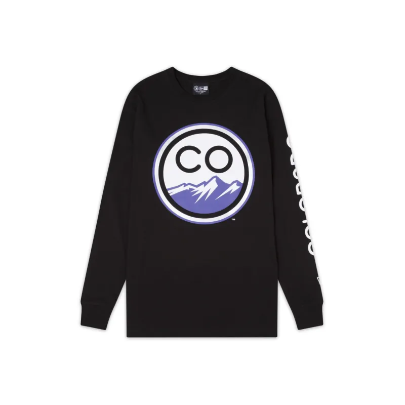 Colorado Rockies Retro City Long Sleeve T-Shirt sold by New Era