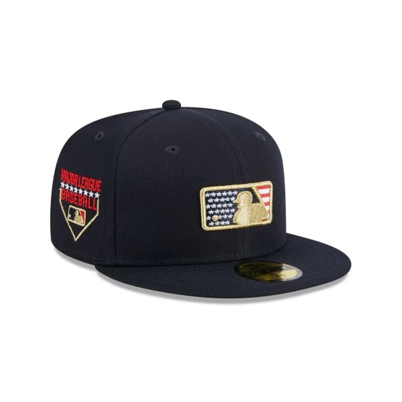 MLB Batterman Independence Day 2023 Blue 59FIFTY Fitted Hat sold by New Era