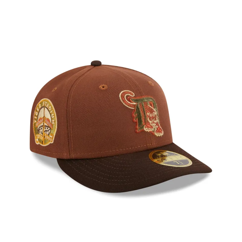 Detroit Tigers Velvet Fill Low Profile 59FIFTY Fitted Hat sold by New Era