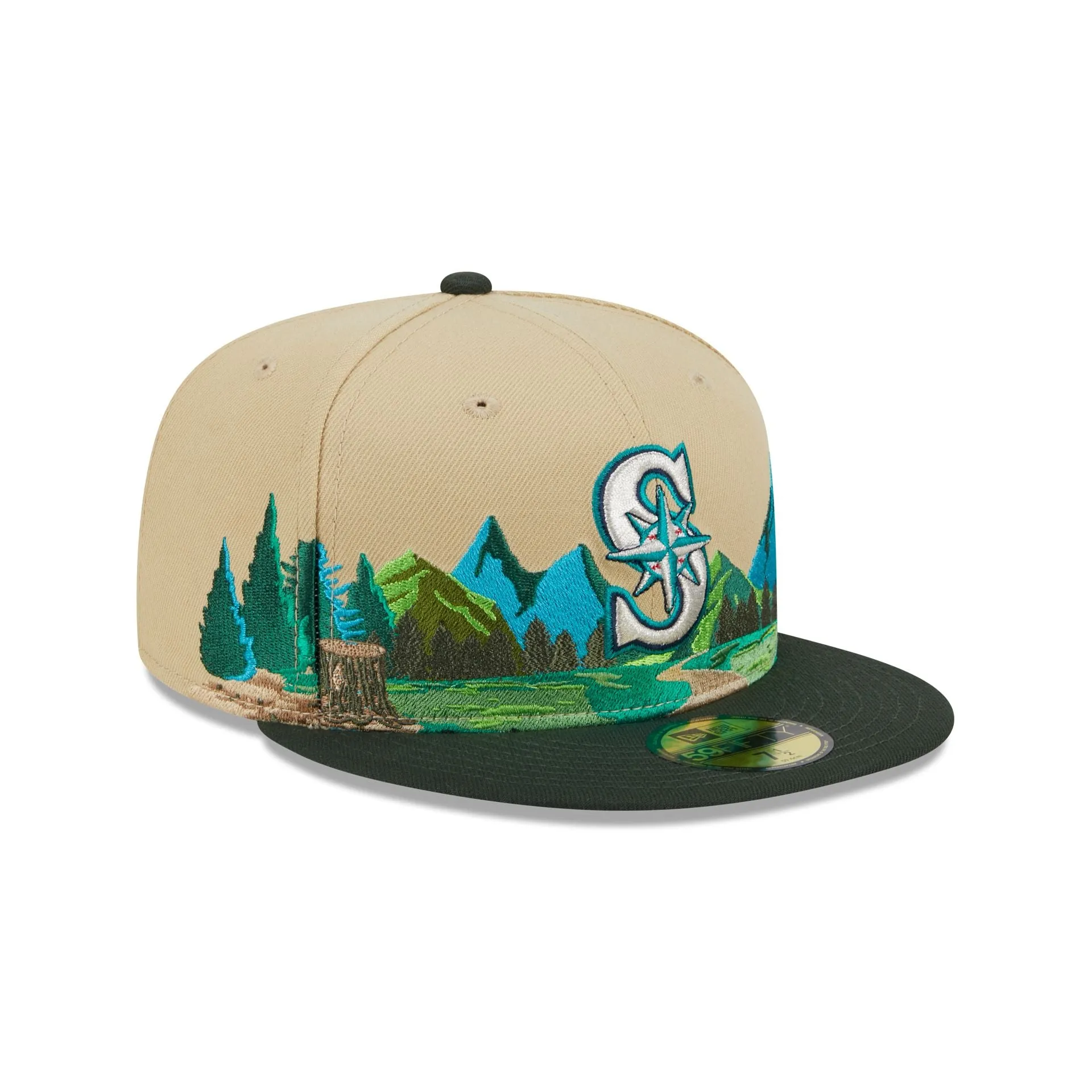 Seattle Mariners Team Landscape 59FIFTY Fitted Hat sold by New Era product image thumbnail 3