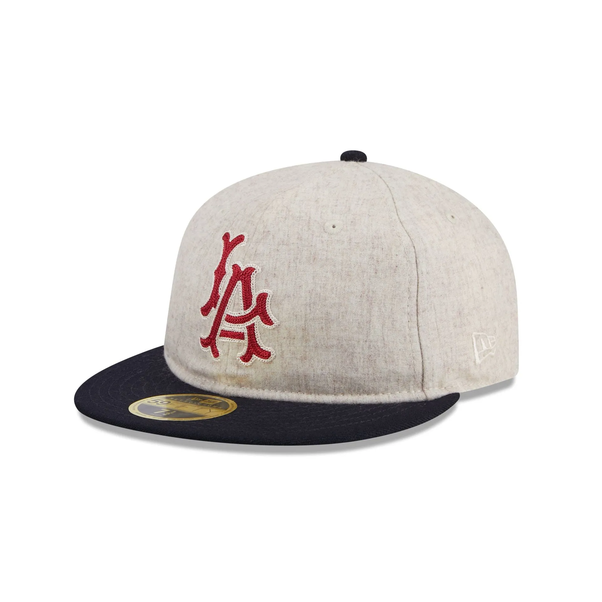 Los Angeles Angels Melton Wool Retro Crown 59FIFTY Fitted Hat sold by New Era product image thumbnail 3