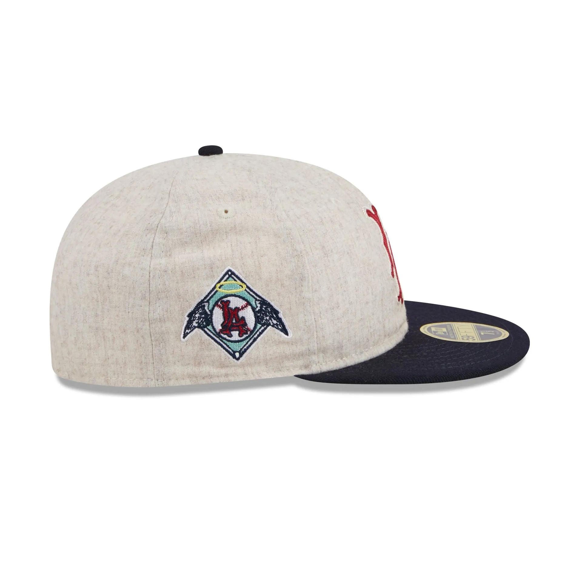 Los Angeles Angels Melton Wool Retro Crown 59FIFTY Fitted Hat sold by New Era product image thumbnail 4