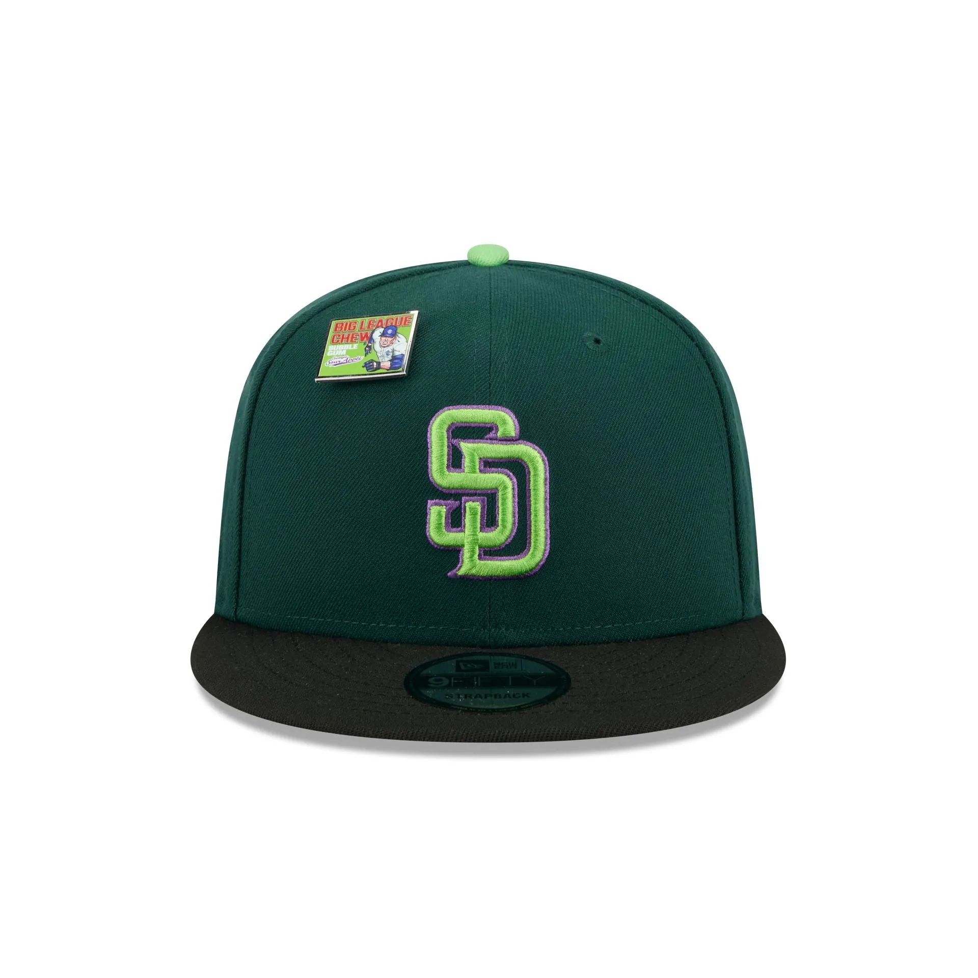 Big League Chew X San Diego Padres Sour Apple 9FIFTY Snapback Hat sold by New Era product image thumbnail 2