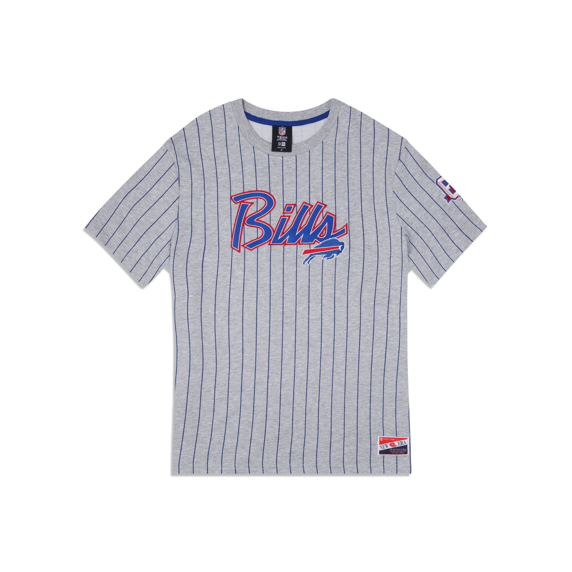 Buffalo Bills Throwback Striped T-Shirt sold by New Era