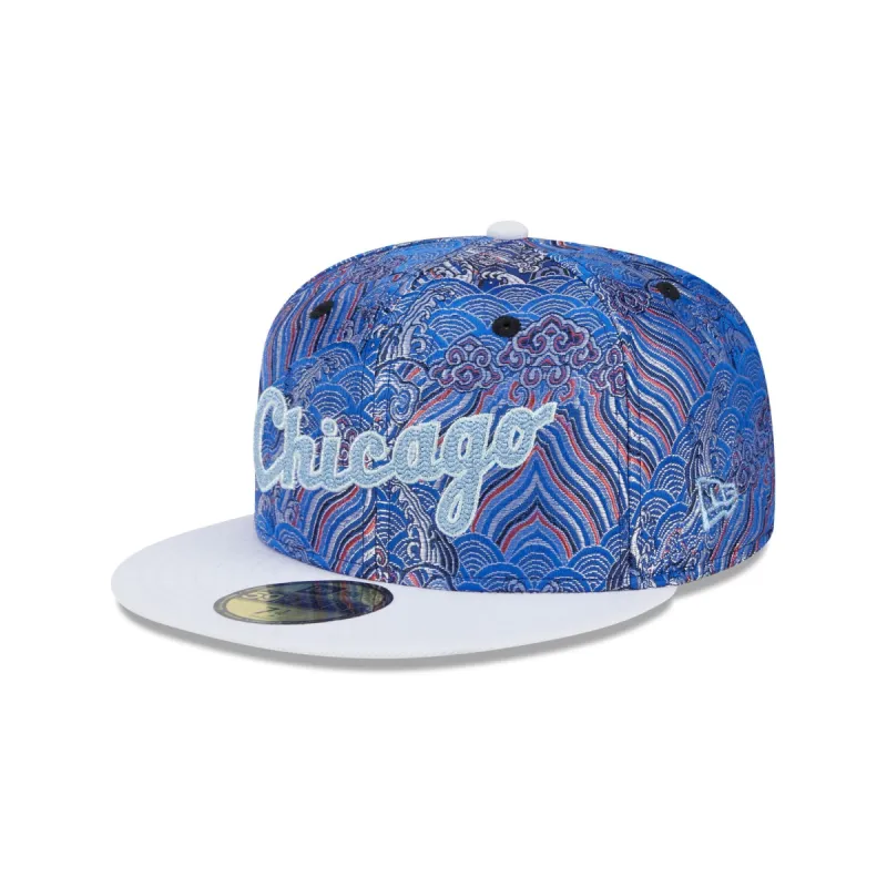Chicago White Sox Wave Fill 59FIFTY Fitted Hat sold by New Era