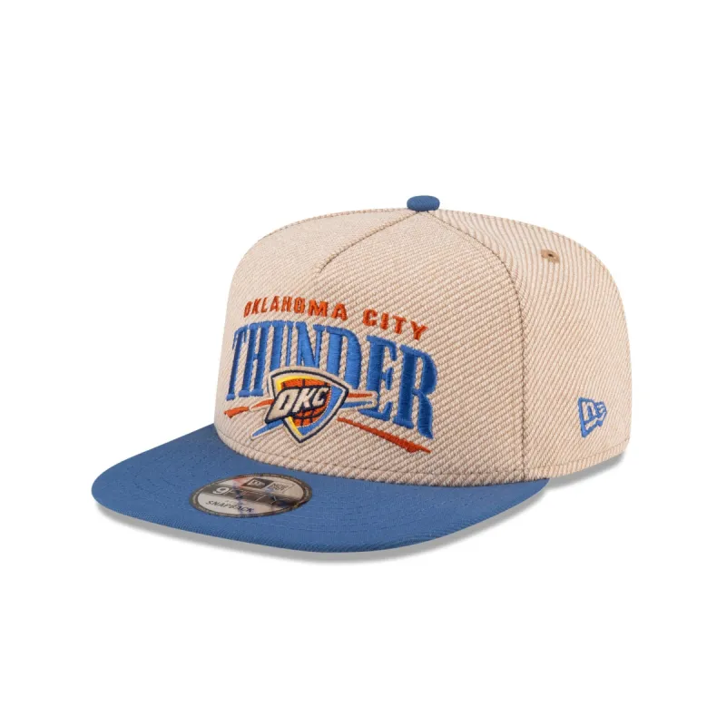Oklahoma City Thunder Terry Heather 9FIFTY A-Frame Snapback Hat sold by New Era