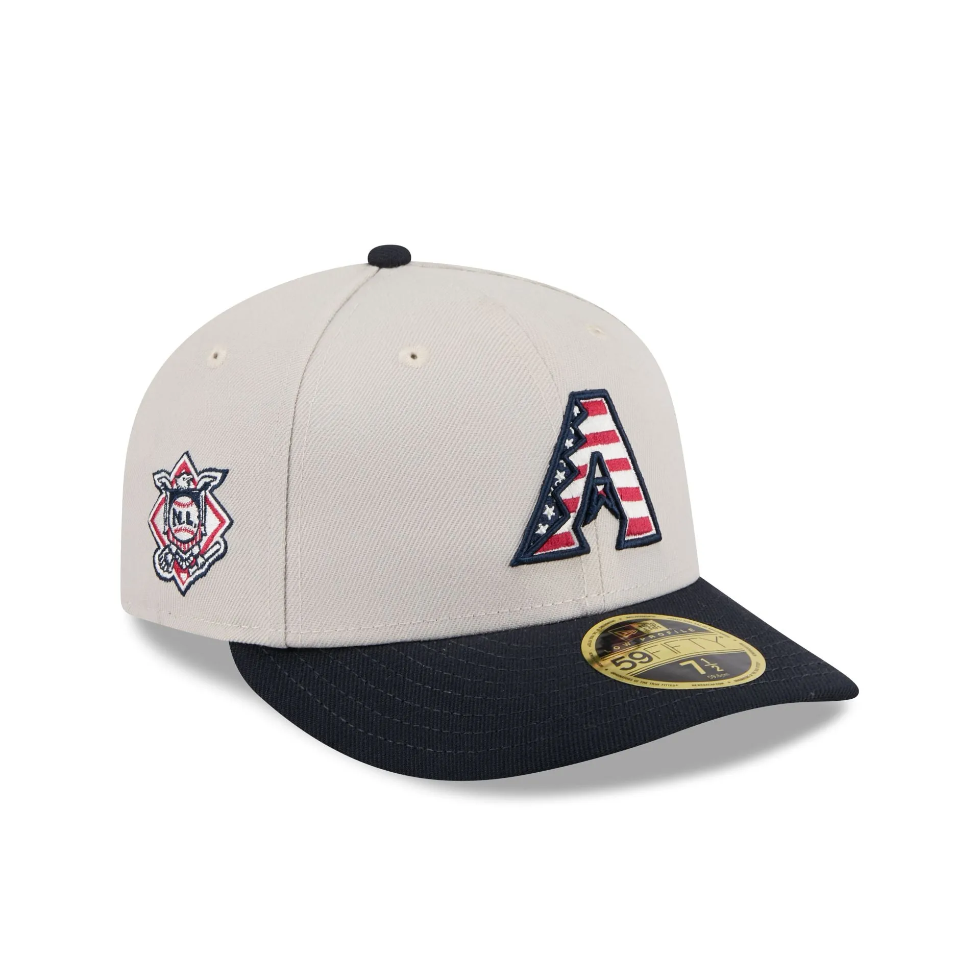 Arizona Diamondbacks Independence Day 2024 Low Profile 59FIFTY Fitted Hat sold by New Era