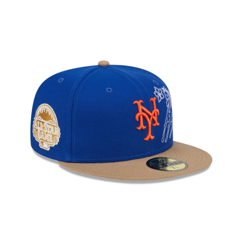 New York Mets Western Khaki 59FIFTY Fitted Hat sold by New Era