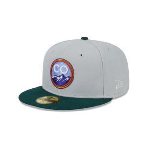 Colorado Rockies Metallic City 59FIFTY Fitted Hat sold by New Era