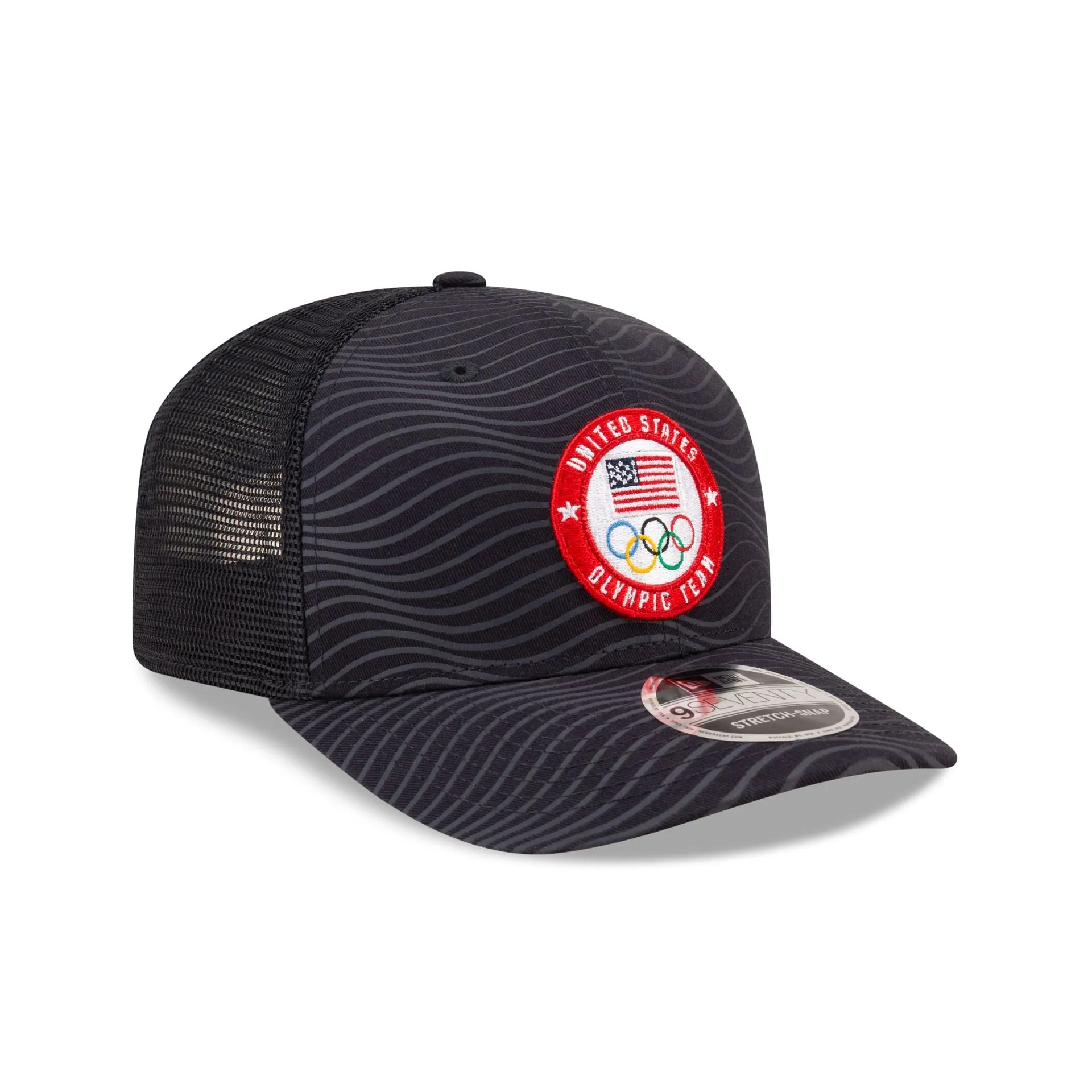 Team USA Olympics Wavy Gray 9SEVENTY Trucker Hat sold by New Era product image thumbnail 3