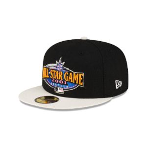 Just Caps Black Crown Seattle Mariners 59FIFTY Fitted Hat sold by New Era