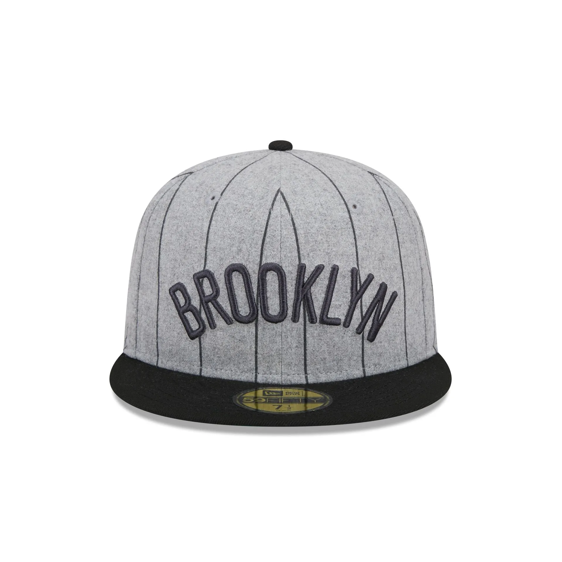 Brooklyn Nets Heather Pinstripe 59FIFTY Fitted Hat sold by New Era product image thumbnail 2