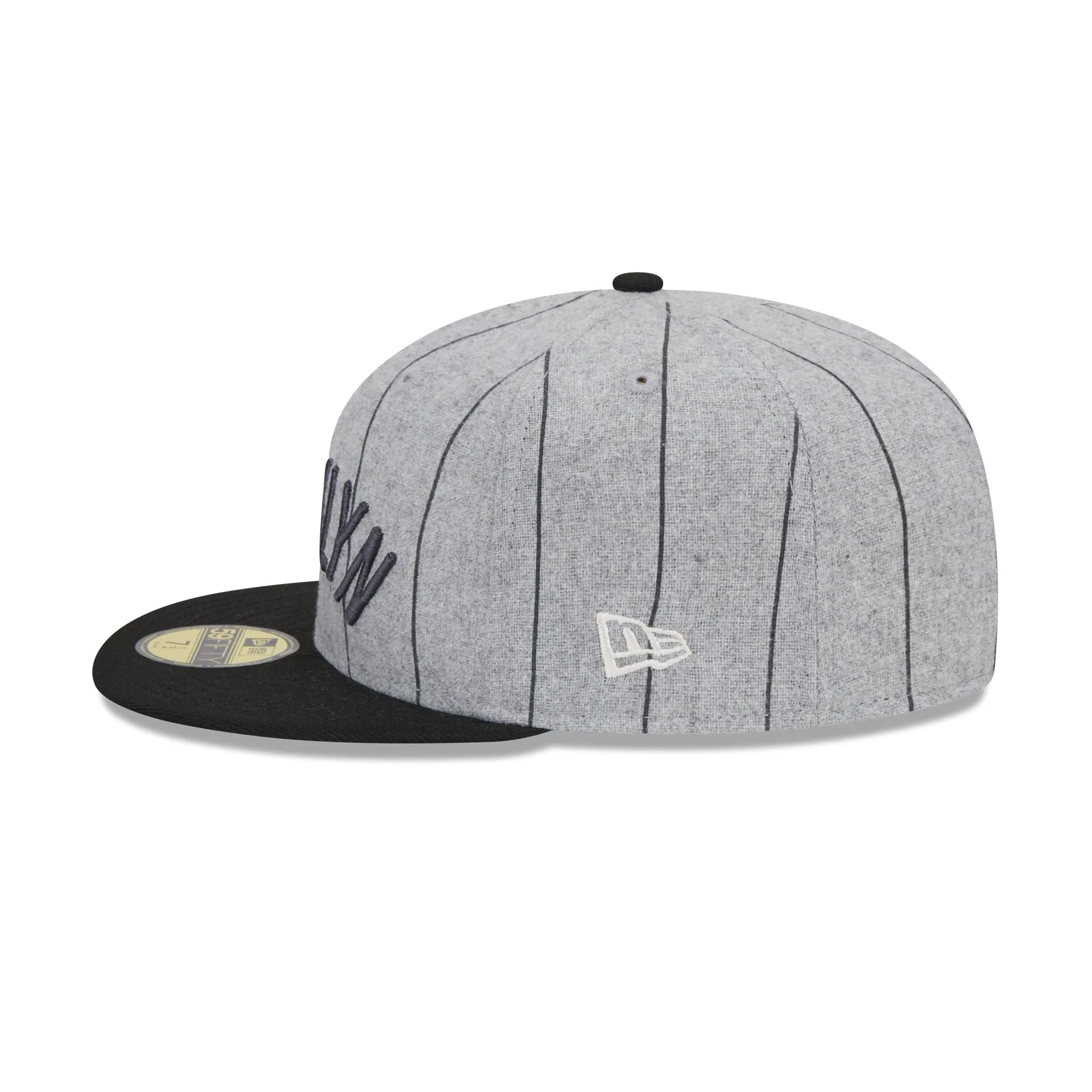 Brooklyn Nets Heather Pinstripe 59FIFTY Fitted Hat sold by New Era product image thumbnail 4