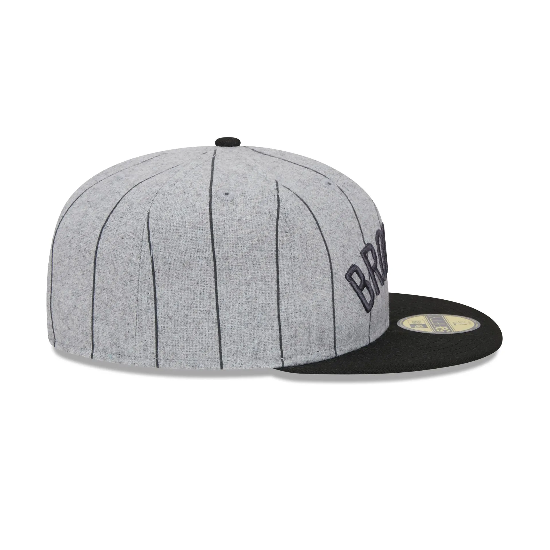 Brooklyn Nets Heather Pinstripe 59FIFTY Fitted Hat sold by New Era product image thumbnail 5
