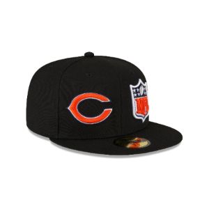 Chicago Bears 2023 Sideline Black 59FIFTY Fitted Hat sold by New Era