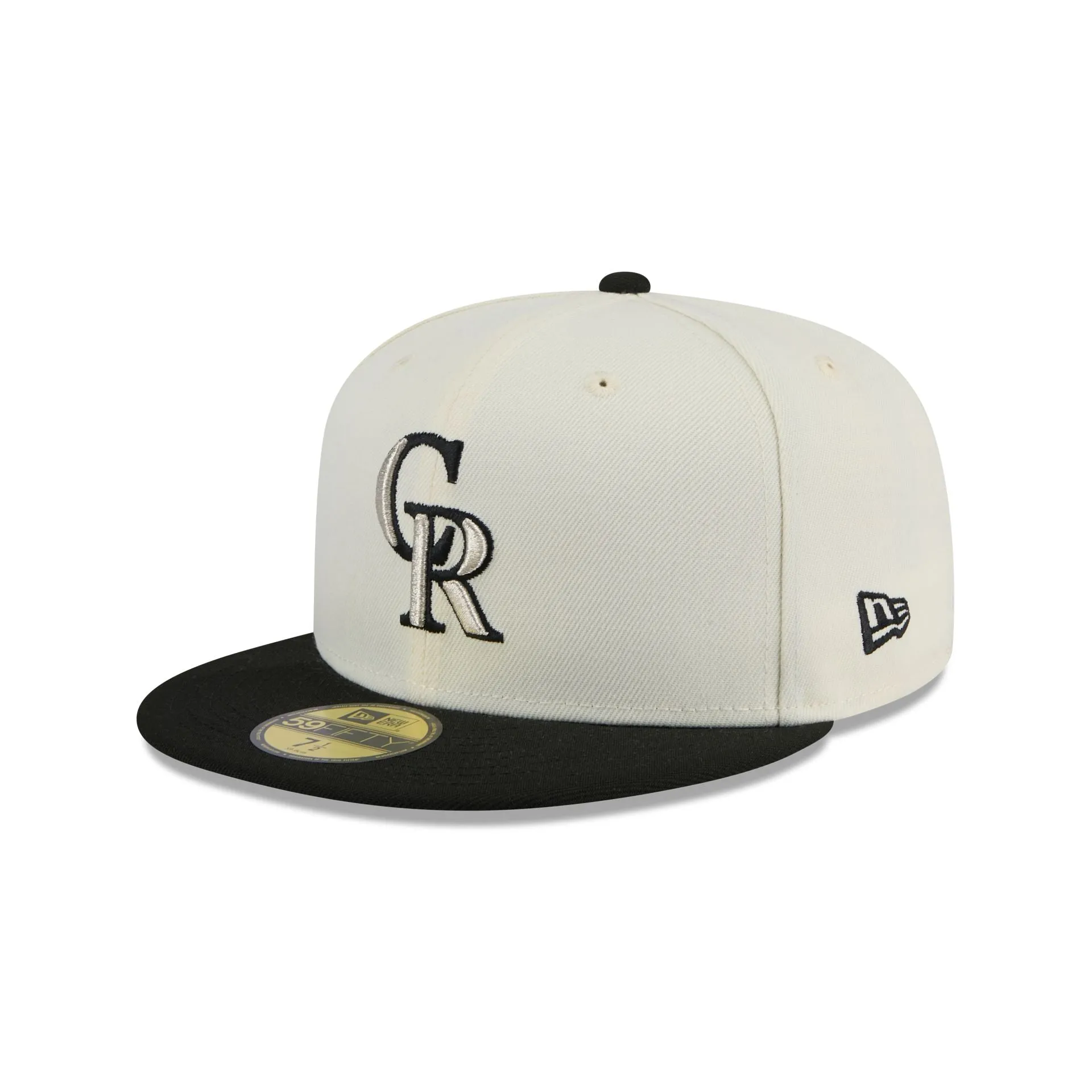 Colorado Rockies Chrome 59FIFTY Fitted Hat sold by New Era