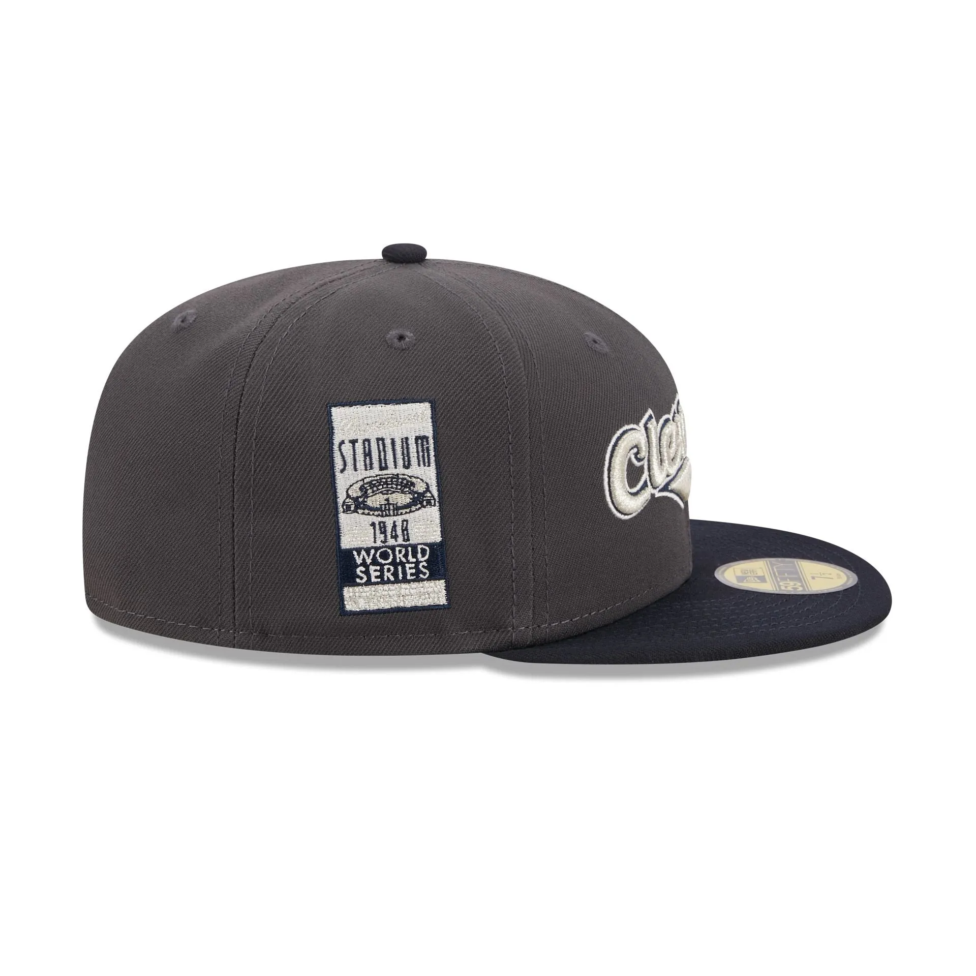 Cleveland Guardians Graphite Crown 59FIFTY Fitted Hat sold by New Era product image thumbnail 4