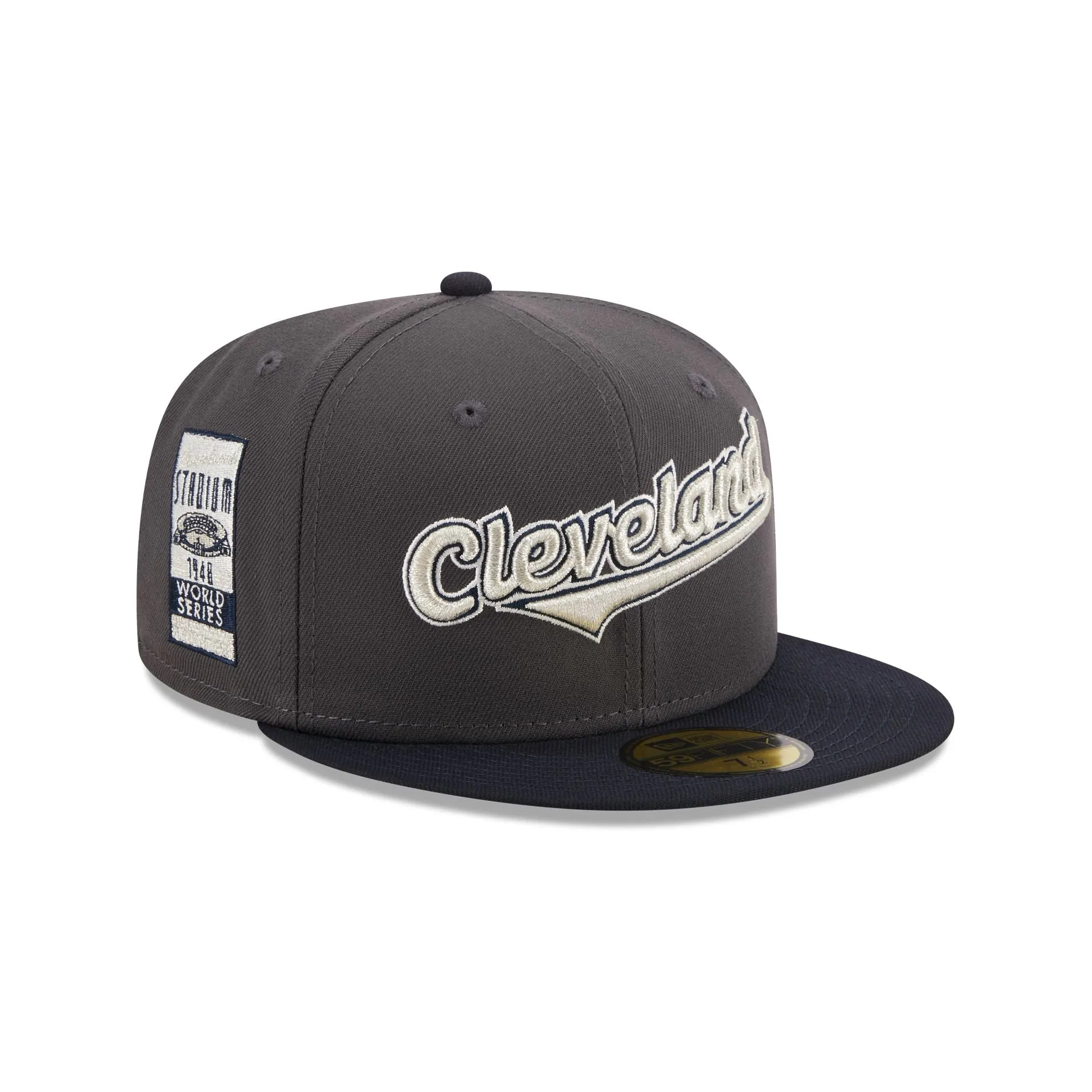 Cleveland Guardians Graphite Crown 59FIFTY Fitted Hat sold by New Era