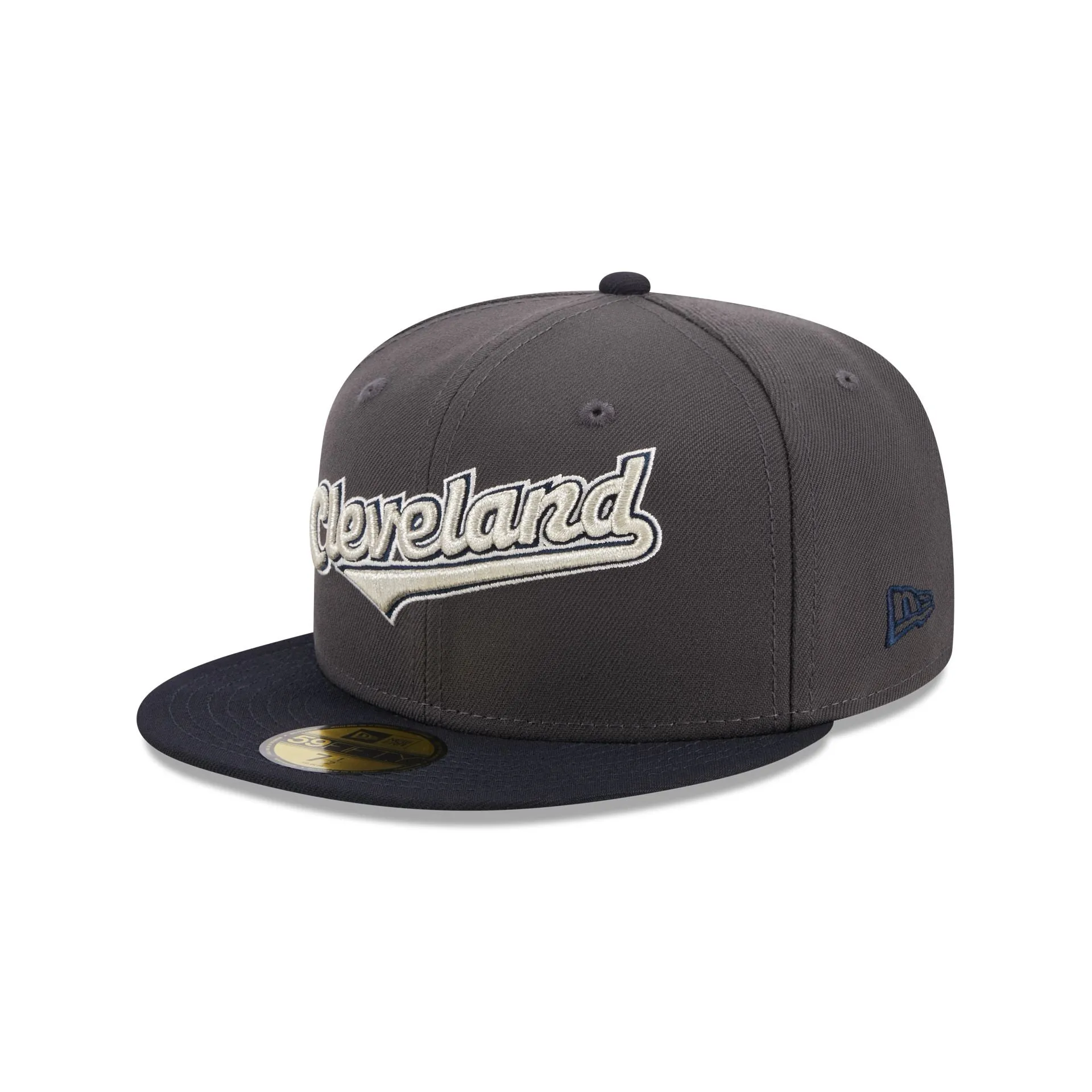 Cleveland Guardians Graphite Crown 59FIFTY Fitted Hat sold by New Era product image thumbnail 3