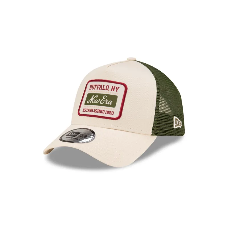 New Era Buffalo White 9FORTY A-Frame Snapback Hat sold by New Era