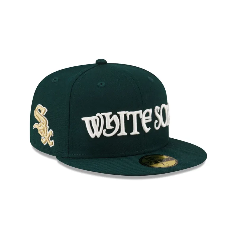 Just Caps Dark Green Wool Chicago White Sox 59FIFTY Fitted Hat sold by New Era