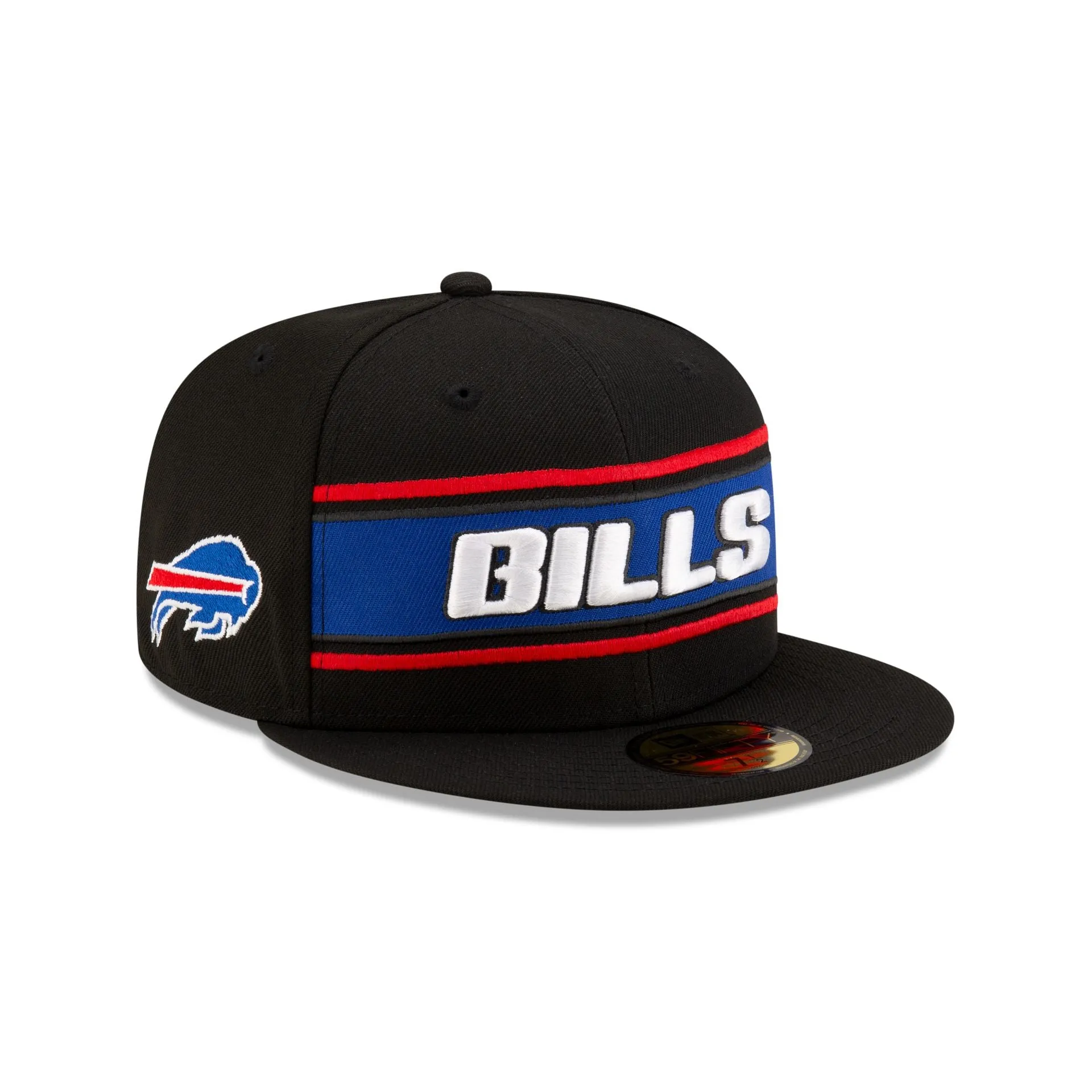 Buffalo Bills 2024 Sideline Black 59FIFTY Fitted Hat sold by New Era