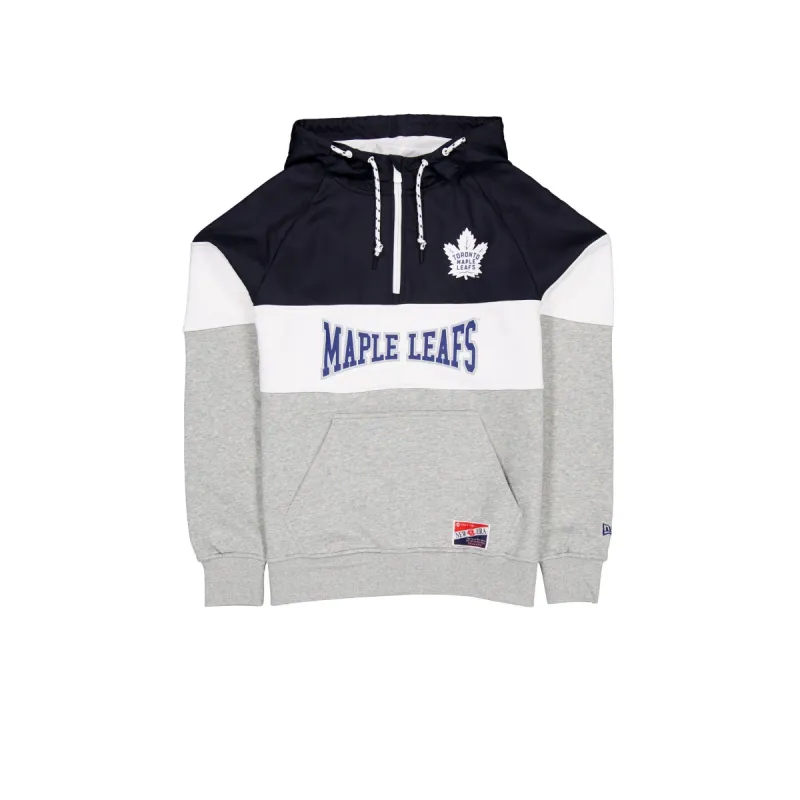 Toronto Maple Leafs Throwback Color Block Hoodie sold by New Era