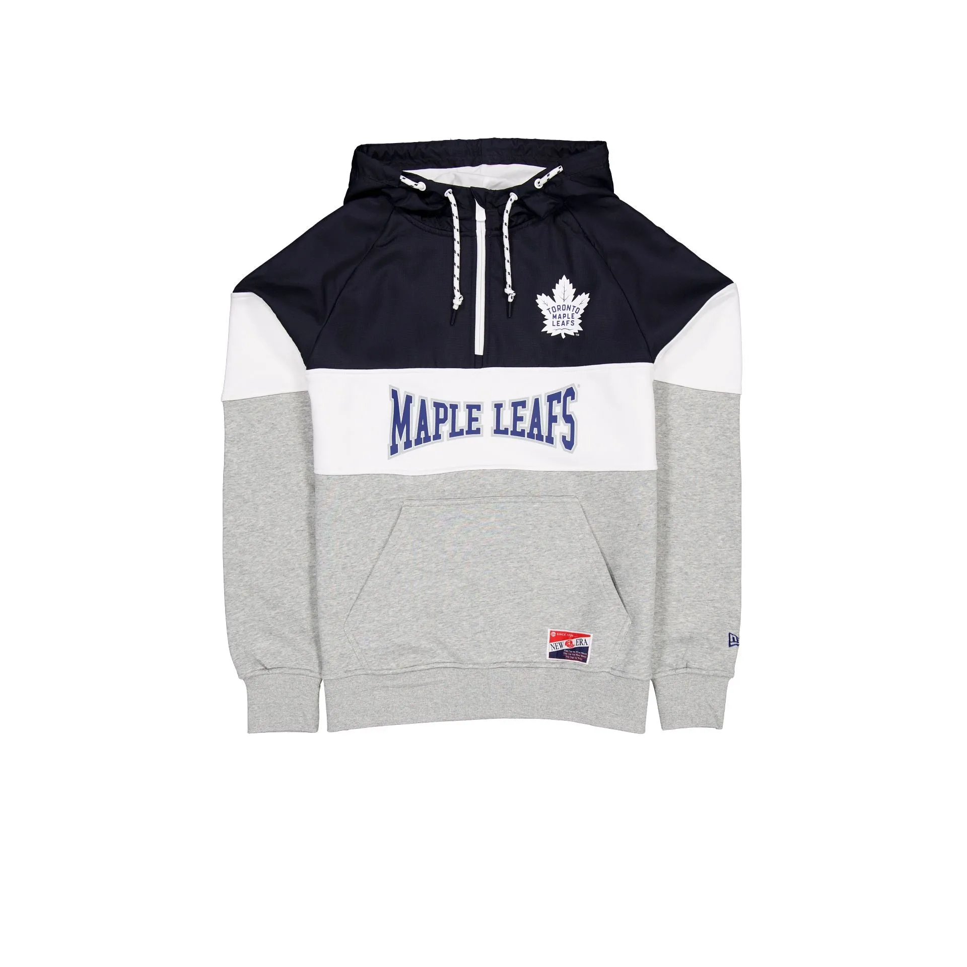 Toronto Maple Leafs Throwback Color Block Hoodie sold by New Era