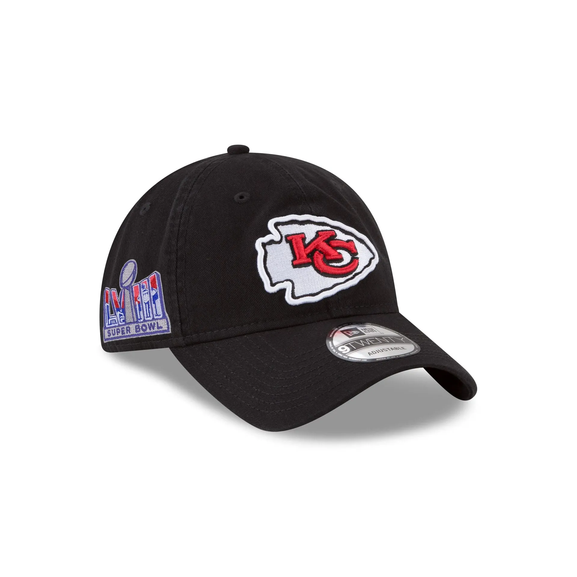 Kansas City Chiefs Super Bowl LVIII Participation Side Patch 9TWENTY Adjustable Hat sold by New Era