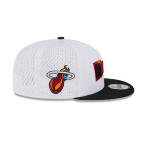 Miami Heat Mesh Crown 9FIFTY Snapback Hat sold by New Era