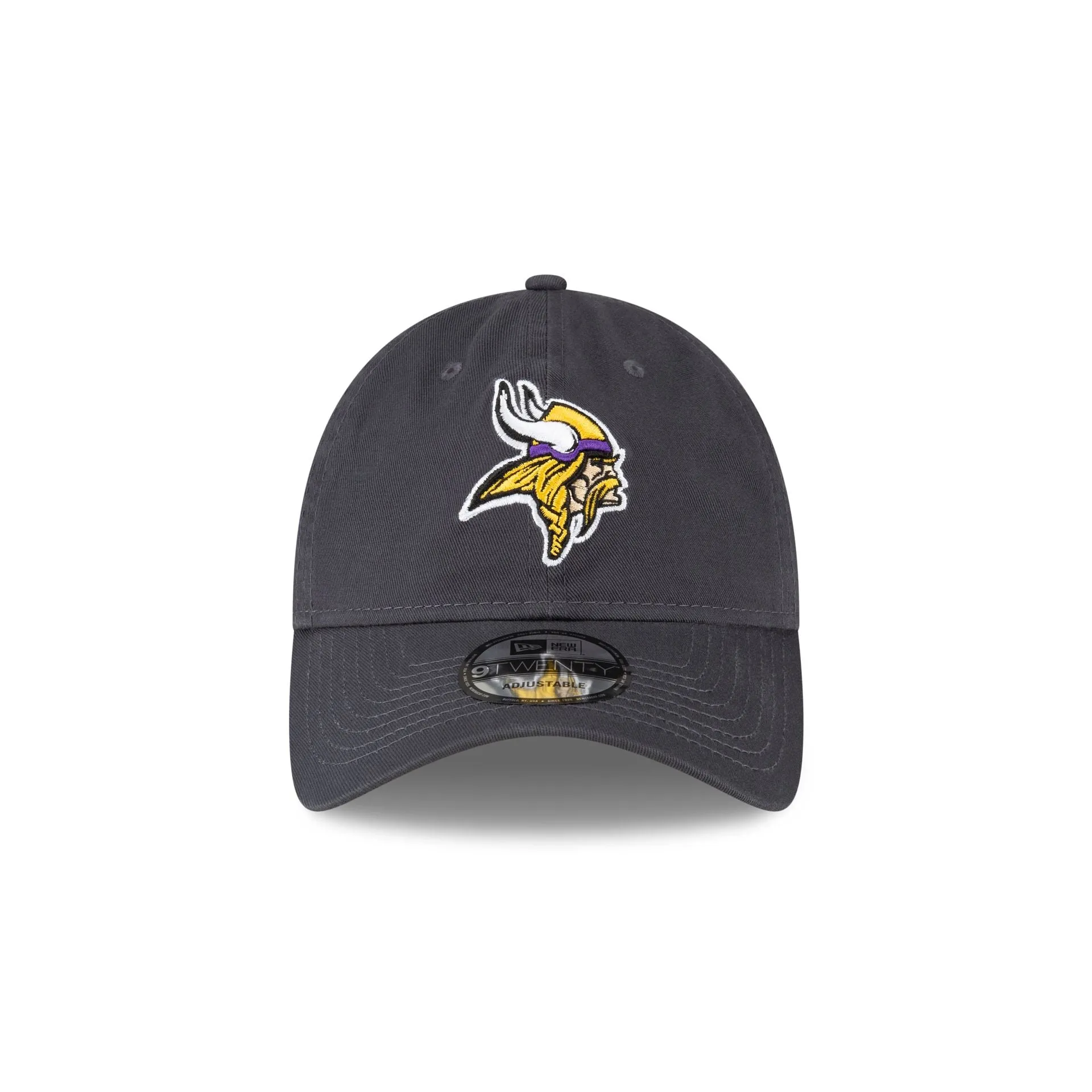 Minnesota Vikings NFL Core Classic Graphite 9TWENTY Adjustable Hat sold by New Era product image thumbnail 2