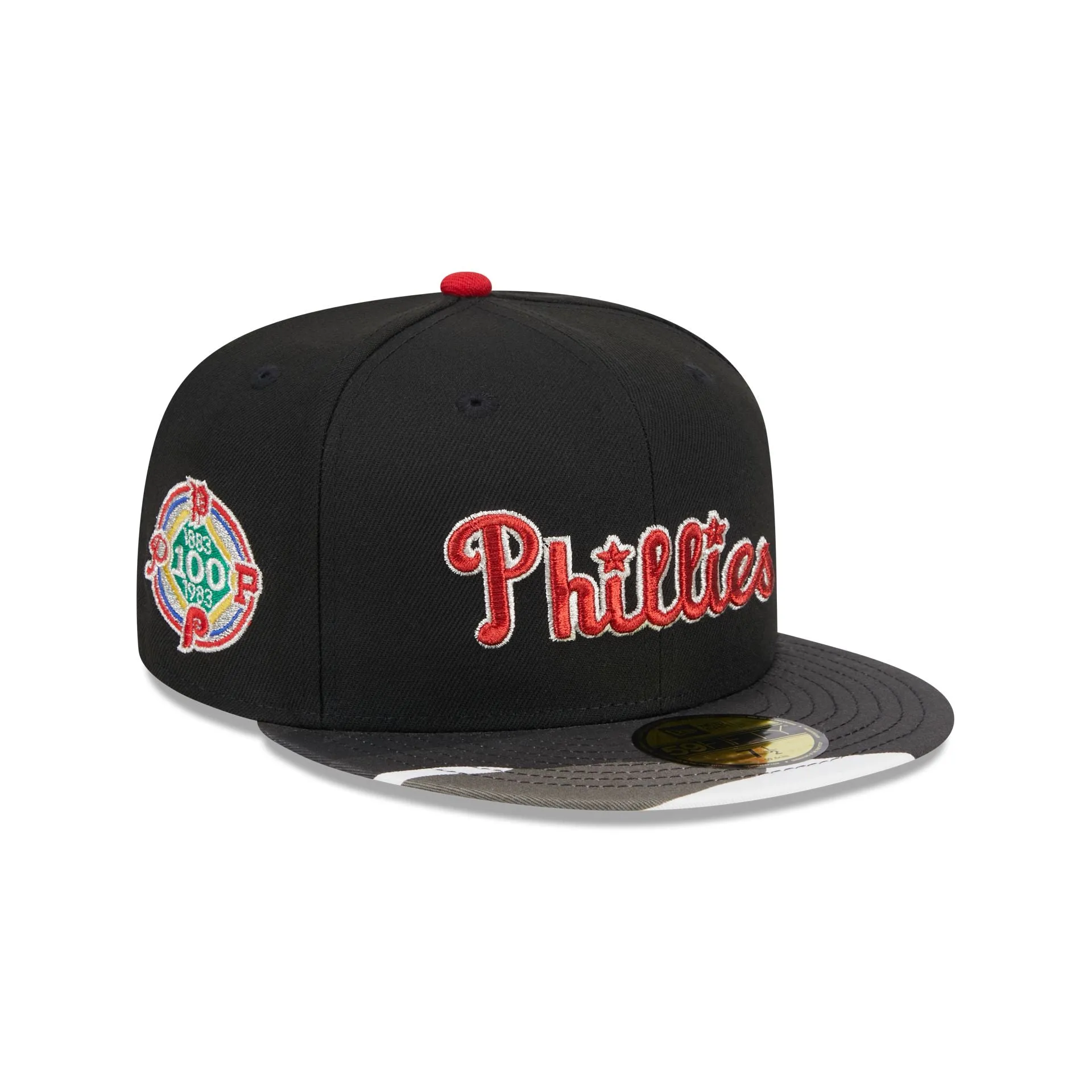 Philadelphia Phillies Metallic Camo 59FIFTY Fitted Hat sold by New Era