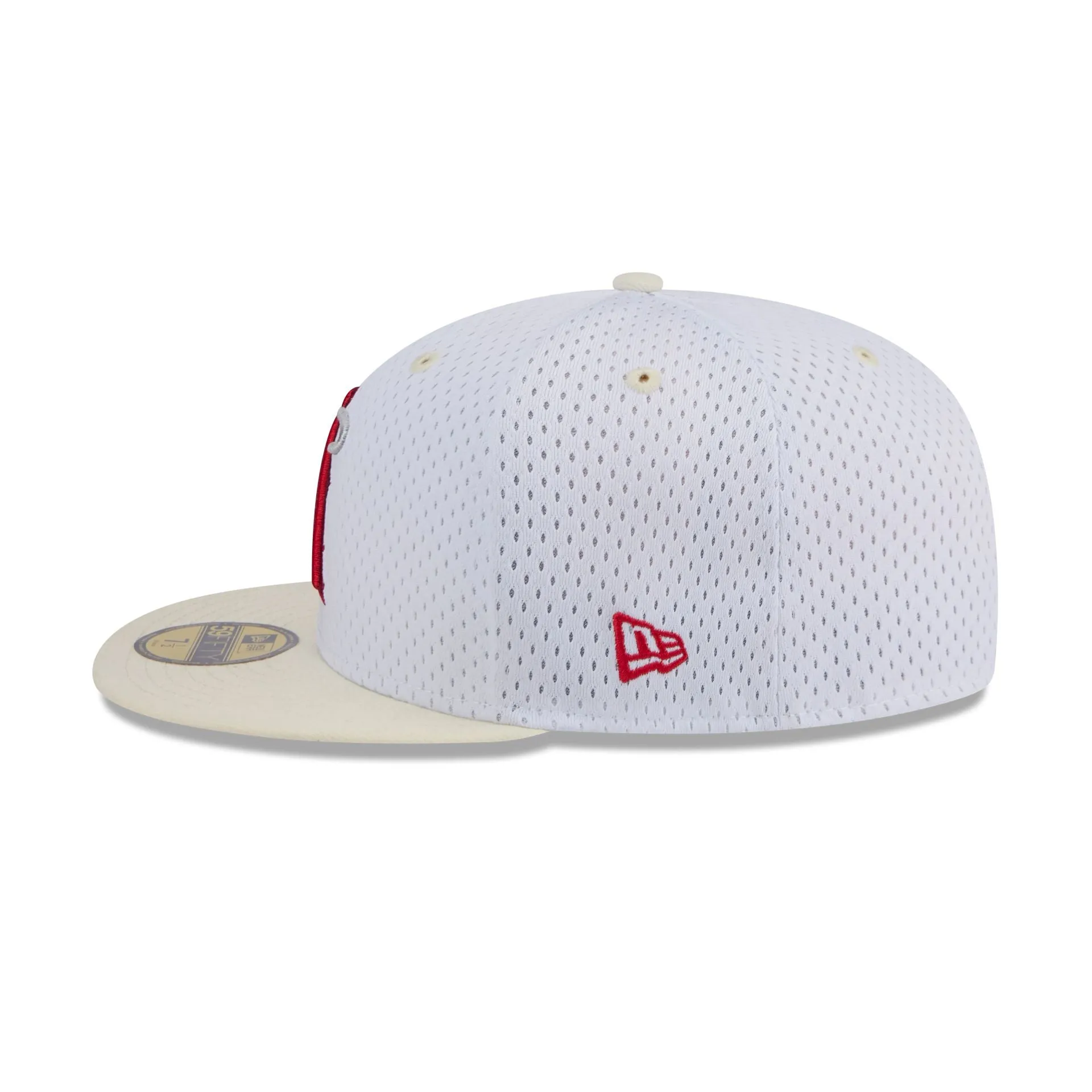 Los Angeles Angels Throwback Mesh 59FIFTY Fitted Hat sold by New Era product image thumbnail 5