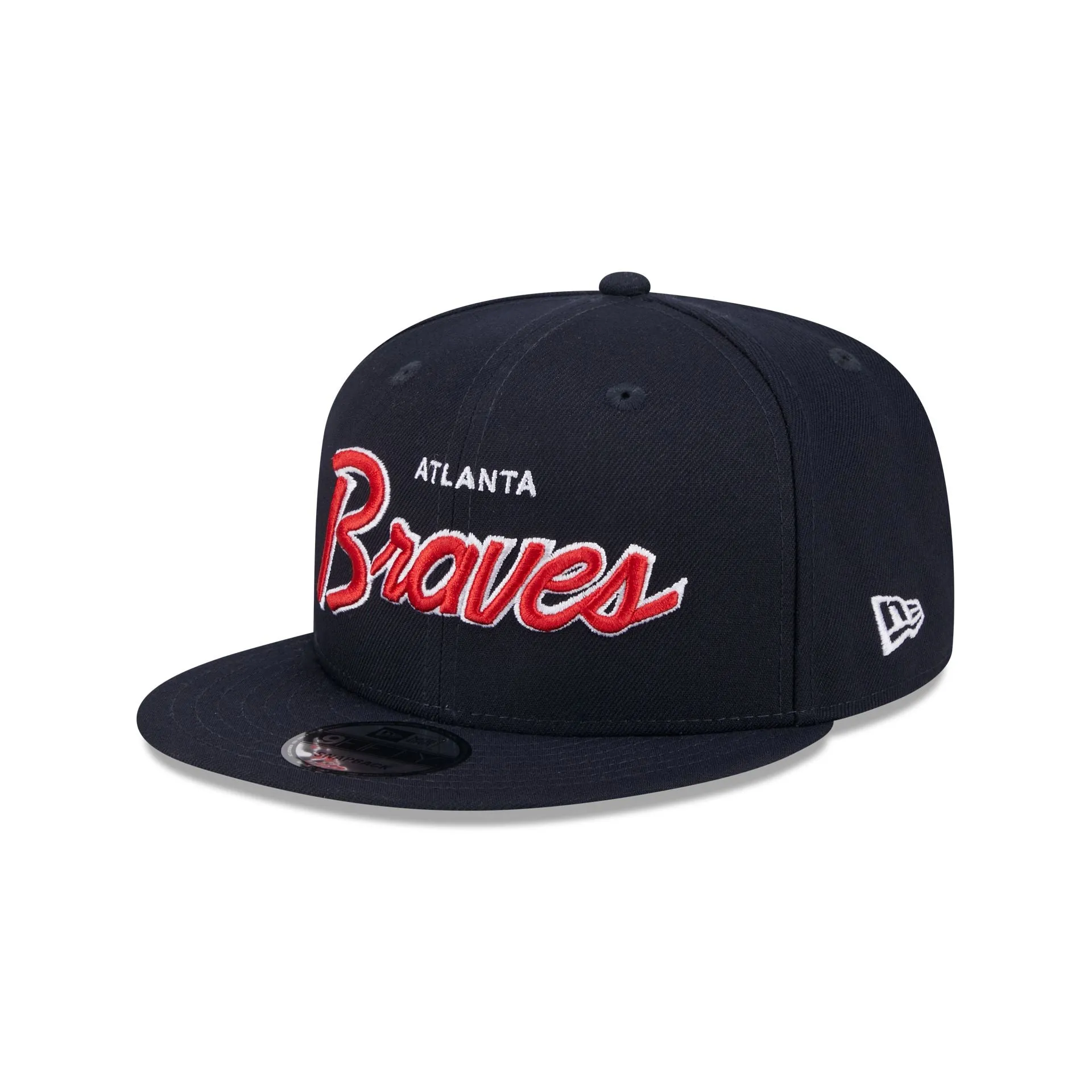 Atlanta Braves Wordmark 9FIFTY Snapback Hat sold by New Era