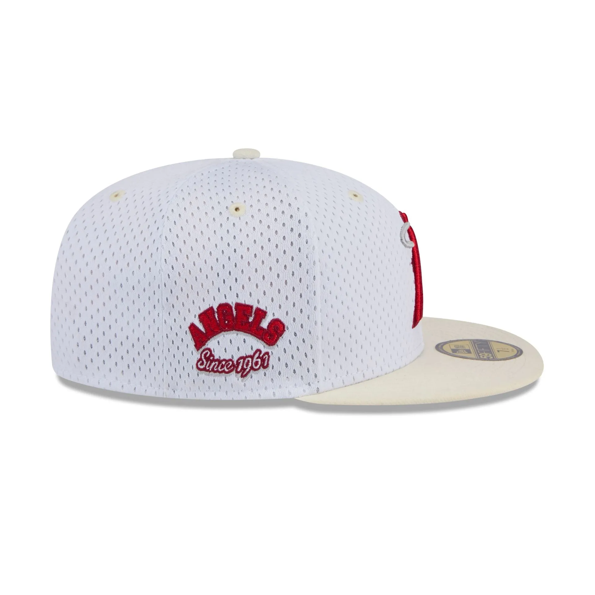 Los Angeles Angels Throwback Mesh 59FIFTY Fitted Hat sold by New Era product image thumbnail 4