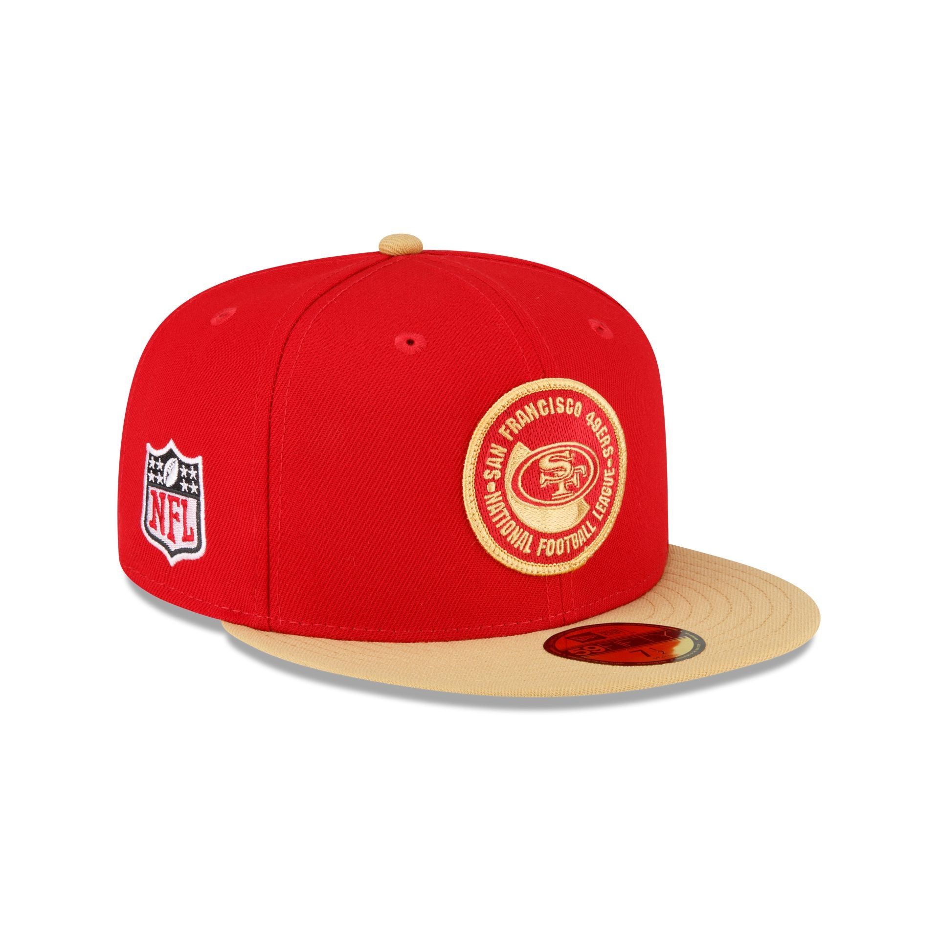 San Francisco 49ers 2023 Sideline Team Patch 59FIFTY Fitted Hat sold by New Era