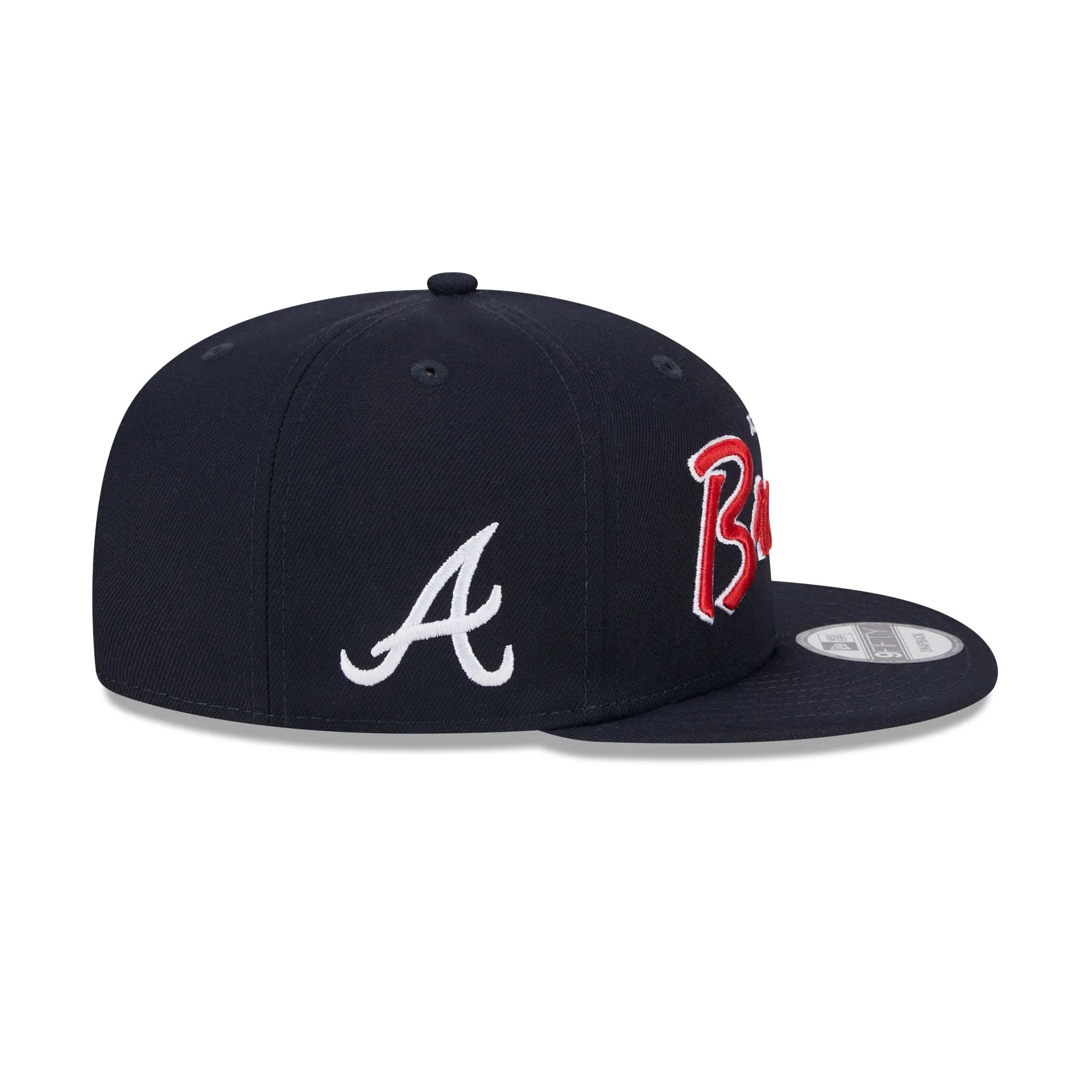 Atlanta Braves Wordmark 9FIFTY Snapback Hat sold by New Era product image thumbnail 5