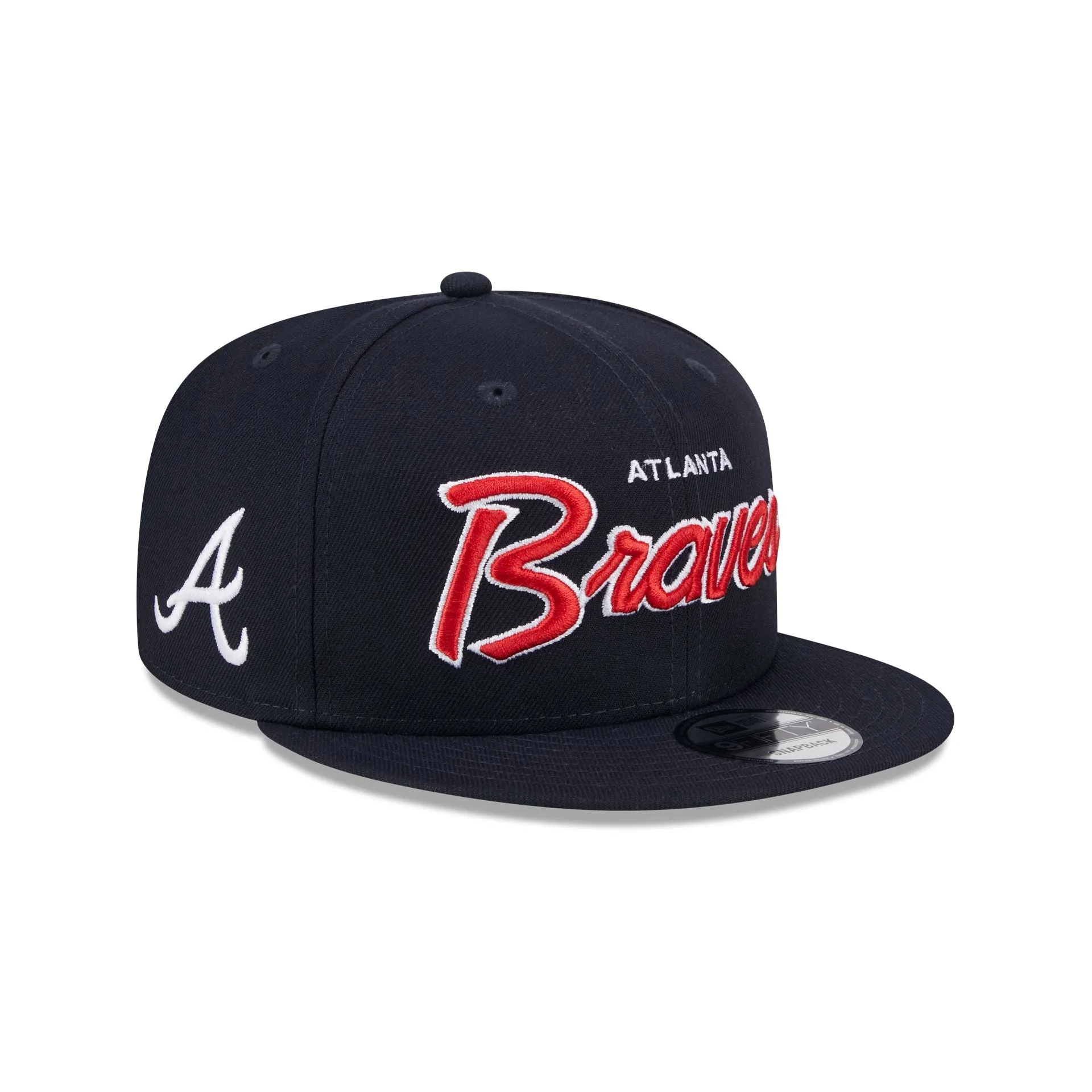 Atlanta Braves Wordmark 9FIFTY Snapback Hat sold by New Era product image thumbnail 3
