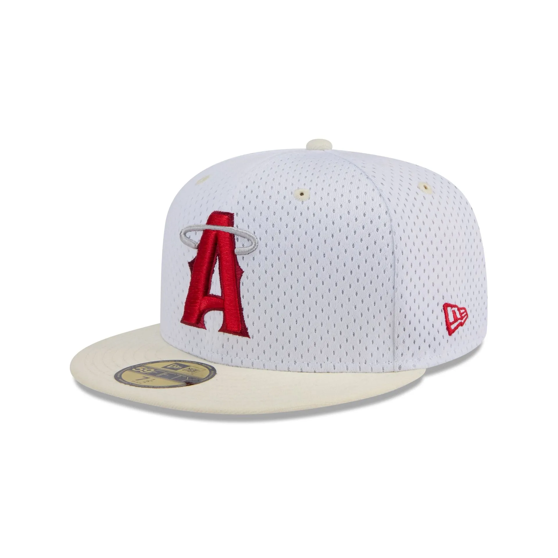 Los Angeles Angels Throwback Mesh 59FIFTY Fitted Hat sold by New Era product image thumbnail 3