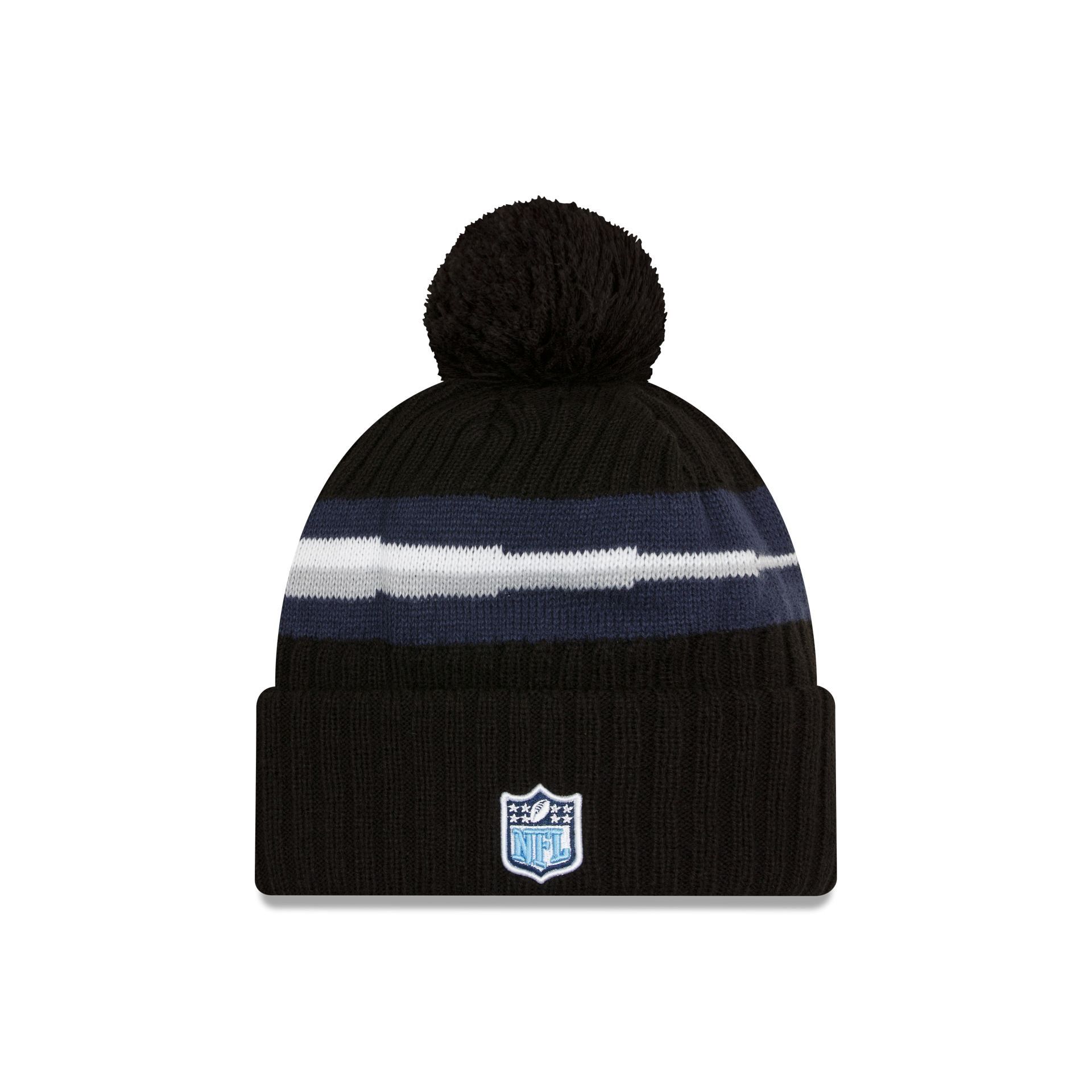 Tennessee Titans 2023 Cold Weather Black Pom Knit Hat sold by New Era product image thumbnail 2
