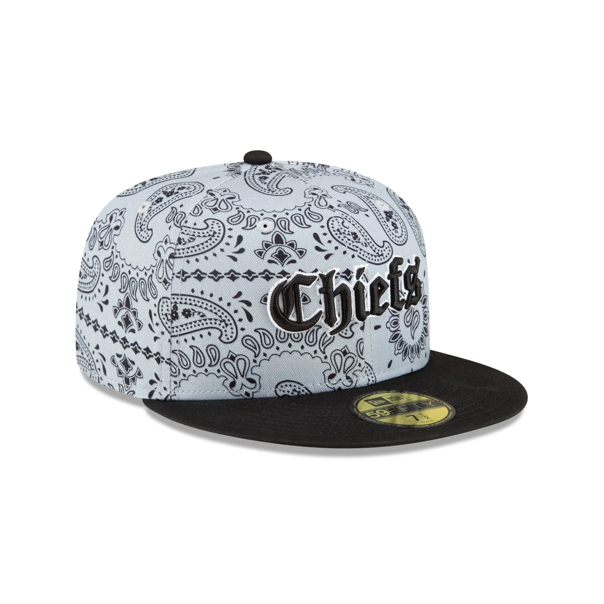 Kansas City Chiefs Paisley Patch 59FIFTY Fitted Hat sold by New Era product image thumbnail 3
