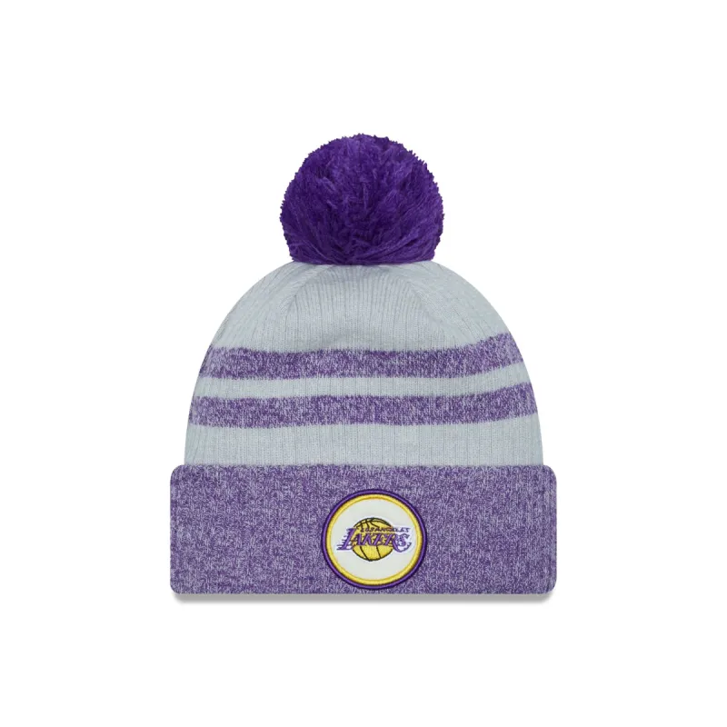 Los Angeles Lakers Sport Night Pom Knit Hat sold by New Era