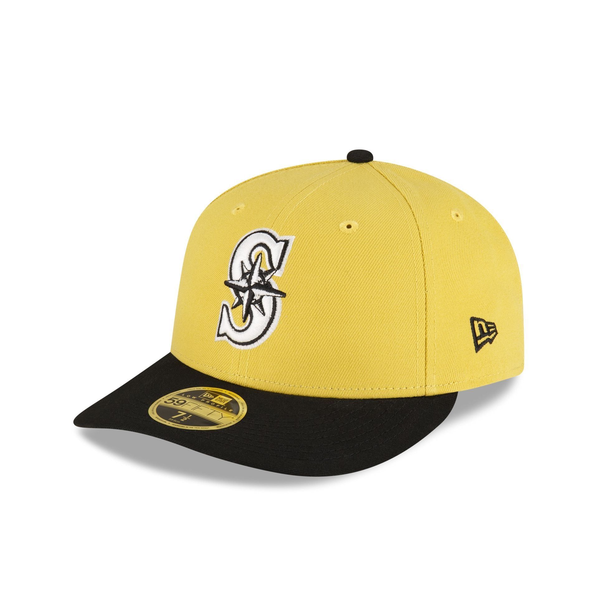 Seattle Mariners Chartreuse Crown Low Profile 59FIFTY Fitted Hat sold by New Era